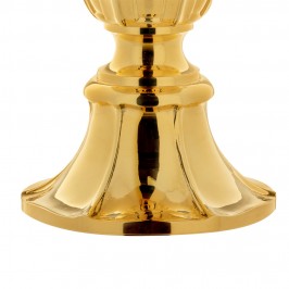 Tall Ciborium in Golden Brass