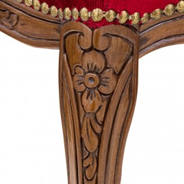 Baroque Stool in Wood