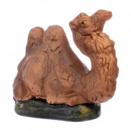 Seated Camel in Plaster 15 cm