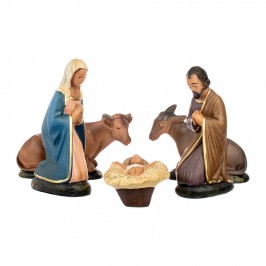 Nativity in Plaster 15 cm