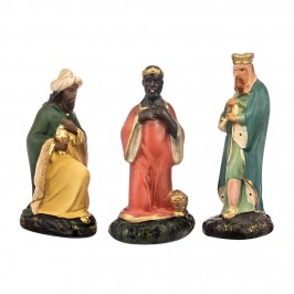 Three Kings in Plaster 15 cm