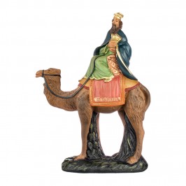 King Gaspar on Camel 20 cm...