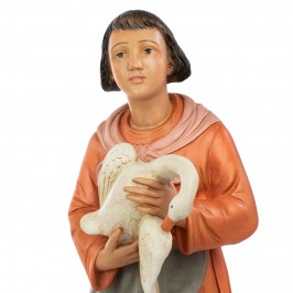 Farmer Woman with Goose in...