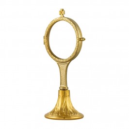 Monstrance in gold-plated...