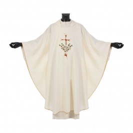 Embroidered Ivory Chasuble