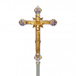 Processional Cross in Brass