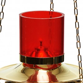 Lamp in Golden Brass