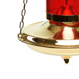 Lamp in Golden Brass