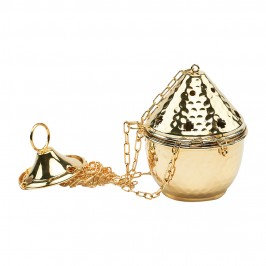 Thurible in Hammered Brass