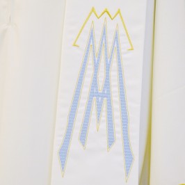Stole with Marian Embroidery