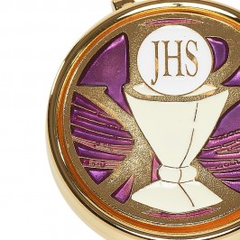 Pyx with Enameled Plaque