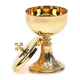 Ciborium in Golden Brass