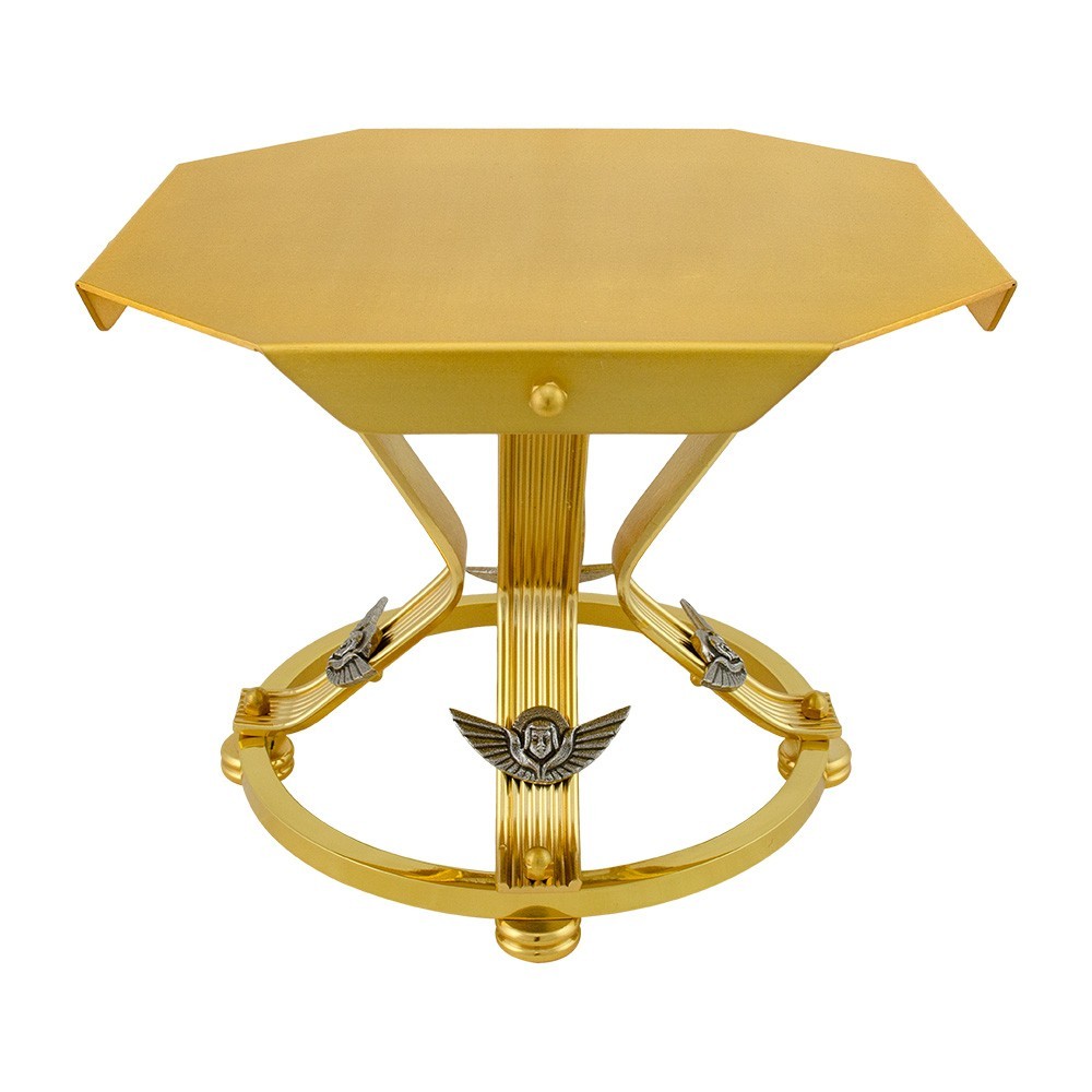 Monstrance stand in brass