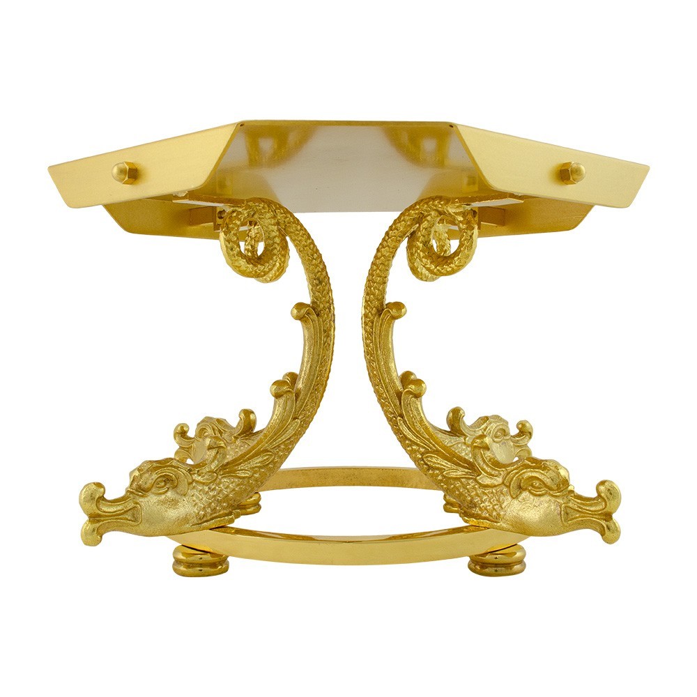 Monstrance stand for the exposition of Blessed Sacrament