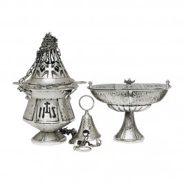 Thurible and Boat in Brass
