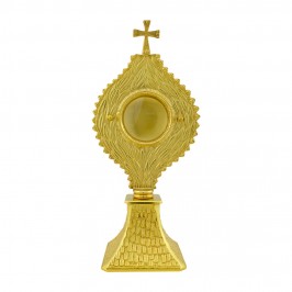 Reliquary in Golden Brass