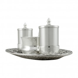 Baptism Set in Silver Brass