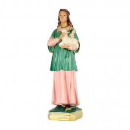 Saint Agnes Statue in Plaster