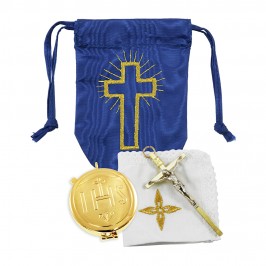 Pyx Bag with Embroidered Cross